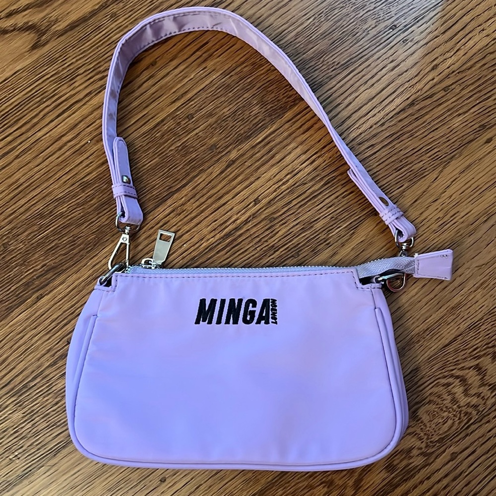 MINGA LONDON Lavender Purple shoulder bag